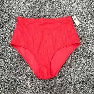 S Aerie swim bottoms. Color - Coral